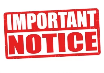 Important Notice